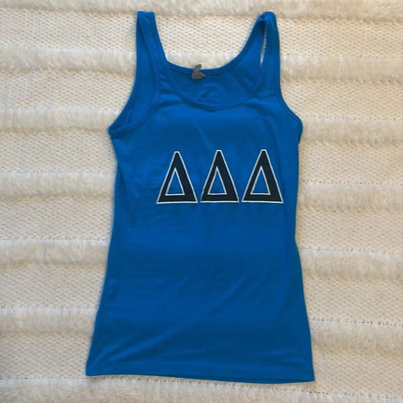 Tri Delta Sorority T-shirt welcome to Wonderland M - Picture 2 of 9
